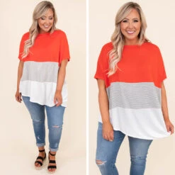 Broken Record Top, Spicy Orange -Deals Swish Tex Store 9 54974991 a4f9 4b63 b0b3 a60742aaba03