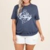 A Little Salty Tee, Heather Navy 1 A Little Salty Tee, Heather Navy -Deals Swish Tex Store ALittleSaltyTee HeatherNavy 3