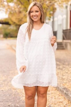 A Touch Of Class Dress, White