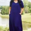 All Summer Long Maxi Dress, Bright Blue