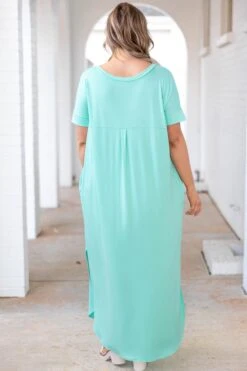 All Summer Long Maxi Dress, Mint -Deals Swish Tex Store AllSummerLongMaxiDress Mint 2198