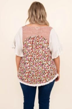 Away On Vacay Top, Oatmeal -Deals Swish Tex Store AlwaysOnVacayTop Oatmeal 7359