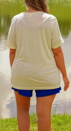 America The Beautiful Tee, Natural TriBlend -Deals Swish Tex Store AmericaTheBeautifulTee NaturalTriBlend