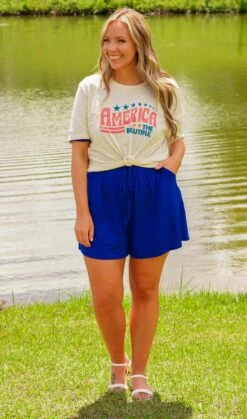 America The Beautiful Tee, Natural TriBlend -Deals Swish Tex Store AmericaTheBeautifulTee NaturalTriBlend5