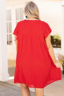 Another Vice Dress, Tomato Red -Deals Swish Tex Store AnotherViceDress TomatoRed 7788 1