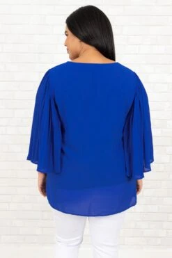 Authentic Feelings Top, Royal -Deals Swish Tex Store AuthenticFeelingsTop Royal 0127