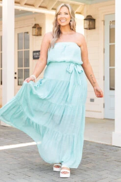 Bahama Breeze Dress, Aqua Blue -Deals Swish Tex Store BahamaBreezeDress AquaBlue 0043