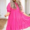 Be My Guide Dress, Hot Pink 1 Be My Guide Dress, Hot Pink -Deals Swish Tex Store BeMeGuideDress HotPink 2