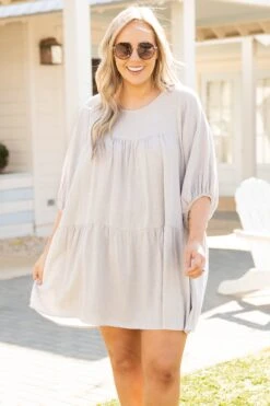 Bite Of Style Dress, Oatmeal