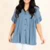 Bittersweet Beginnings Top, Blue