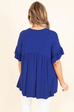 Bittersweet Beginnings Top, Royal Blue -Deals Swish Tex Store BittersweetBeginningsTop RoyalBlue 9924
