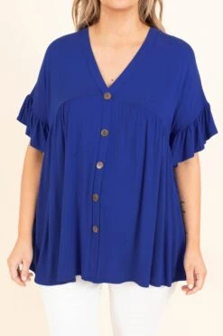 Bittersweet Beginnings Top, Royal Blue -Deals Swish Tex Store BittersweetBeginningsTop RoyalBlue 9925