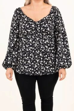 Bloom And Grow Top, Black 11 Bloom And Grow Top, Black -Deals Swish Tex Store BloomAndGrowTop Black 0645