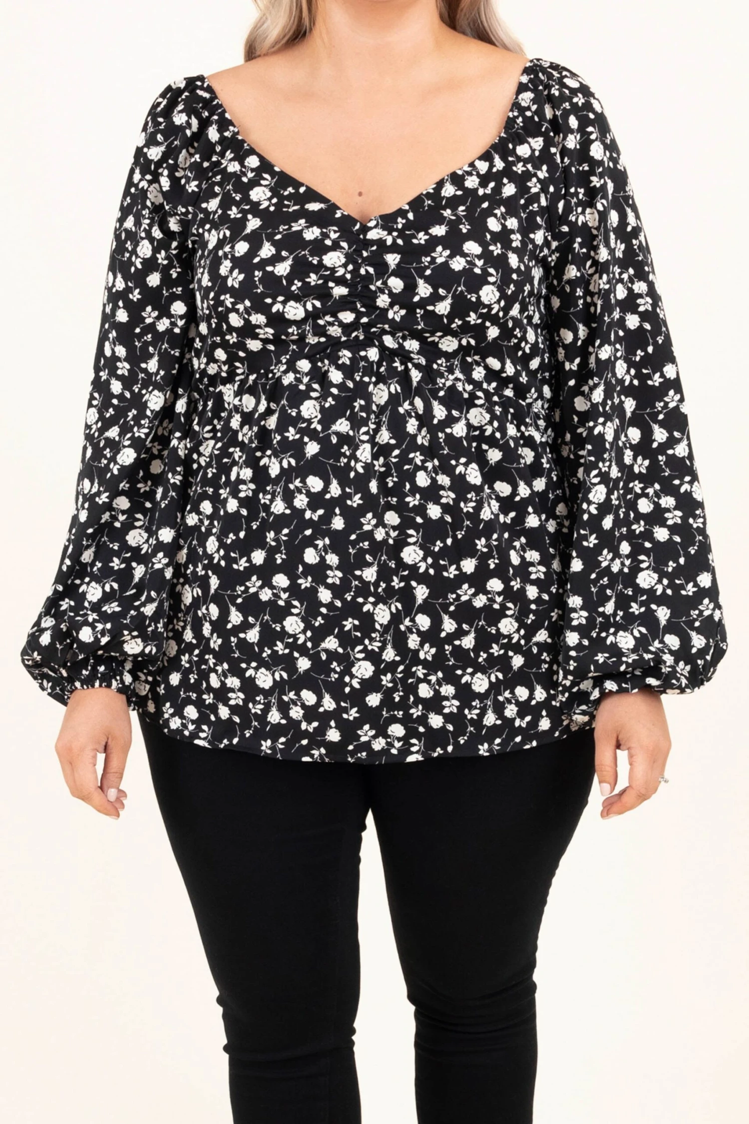 Bloom And Grow Top, Black 6 Bloom And Grow Top, Black - Image 4