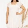 Brunch Party Dress, Ivory -Deals Swish Tex Store BrunchPartyDress Ivory 8417