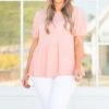 Bubblegum Bubblegum Top, Peach -Deals Swish Tex Store BubblegumBubblegumTop Peach 4