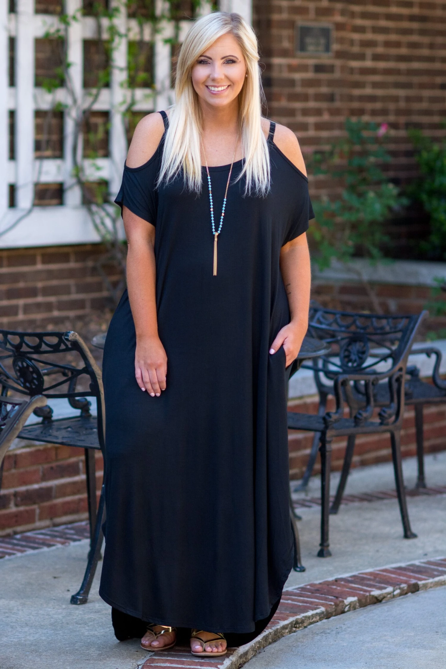 Leave Them Speechless Maxi Dress, Black 3 Leave Them Speechless Maxi Dress, Black
