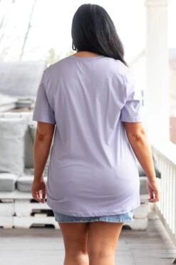 Call Me Grace Tee, Dark Lavender -Deals Swish Tex Store CallMeGraceTee Lavender