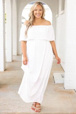 Carried Across The Threshold Dress, White