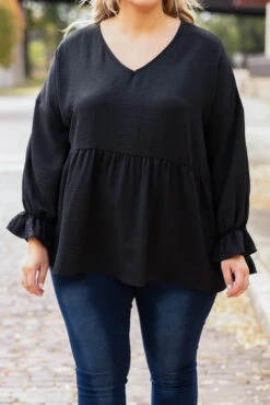 Carry Me Through Top, Black -Deals Swish Tex Store CarryMeThroughTop Black 9186