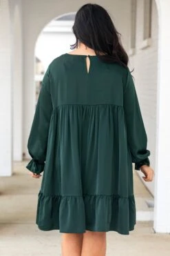 Casual Beauty Dress, Green -Deals Swish Tex Store CasualBeautyDress Green 9938