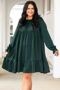 Casual Beauty Dress, Green