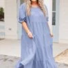 Change Your Tune Dress, Denim -Deals Swish Tex Store ChangeYourTuneDress Denim 5