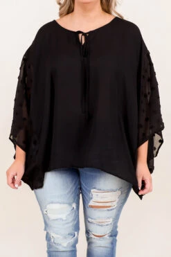 Chase Me Sweetie Top, Black -Deals Swish Tex Store ChaseMeSweetieTop Black 7204