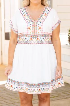 Chime In Dress, Ivory -Deals Swish Tex Store ChimeInDress Ivory 8605