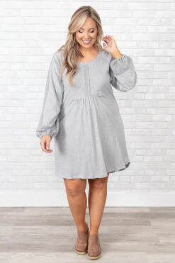 Contract Free Dress, Gray -Deals Swish Tex Store ContractFreeDress Gray 9540