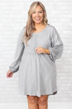 Contract Free Dress, Gray