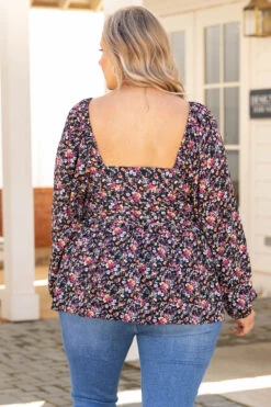 Conversations In The Dark Blouse, Black -Deals Swish Tex Store ConversationsInTheDarkBlouse Black 3761