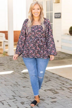 Conversations In The Dark Blouse, Black -Deals Swish Tex Store ConversationsInTheDarkBlouse Black 3764