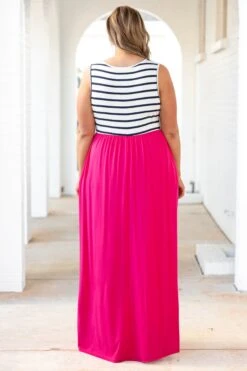 Cool By The Pool Maxi Dress, Fuchsia 12 Cool By The Pool Maxi Dress, Fuchsia -Deals Swish Tex Store CoolByThePoolMaxiDress Fushcia 2225