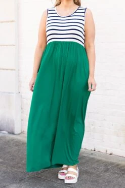 Cool By The Pool Maxi Dress, Kelly Green -Deals Swish Tex Store CoolByThePoolMaxiDress KellyGreen 2