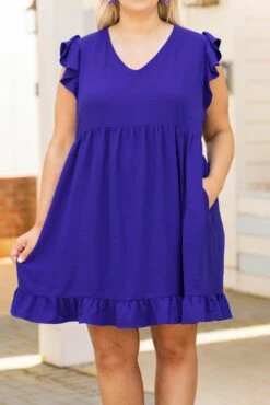 Cozy Cabana Dress, Royal -Deals Swish Tex Store CozyCabanaDress Royal 3433