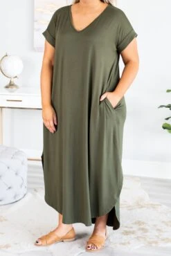 Crossroad Ahead Dress, Olive 9 Crossroad Ahead Dress, Olive -Deals Swish Tex Store DSC8356ed