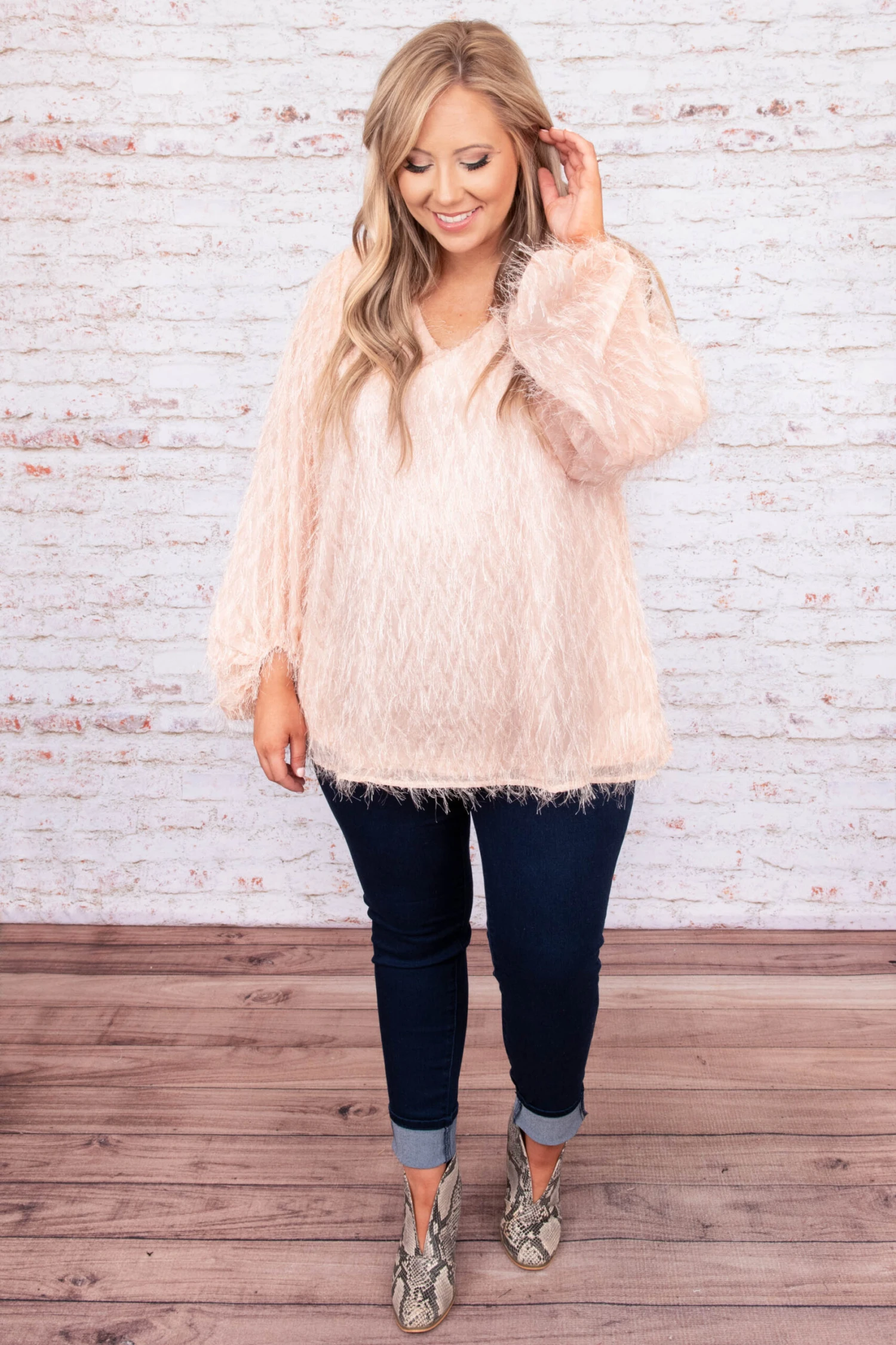 Everlasting Fairytale Top, Peach 5 Everlasting Fairytale Top, Peach - Image 3