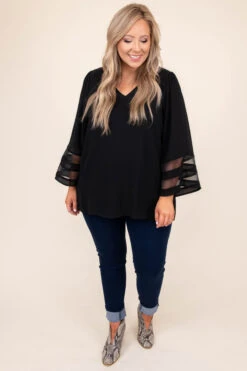 Your Amusing Soul Top, Black -Deals Swish Tex Store DSC 0022 4cdf6d93 f66b 43d3 8170 784f3321c452