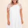 Why Not Fall In Love Dress, White -Deals Swish Tex Store DSC 1061