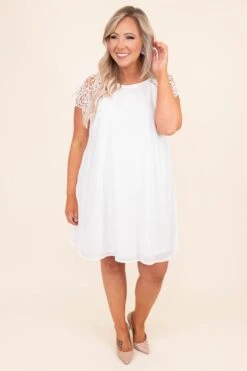 Why Not Fall In Love Dress, White -Deals Swish Tex Store DSC 1062