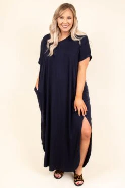 Flow With It Maxi, Navy