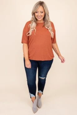 Savor The Sunset Top, Rust -Deals Swish Tex Store DSC 2420 08be1464 3504 4e28 826b acc1426664ff