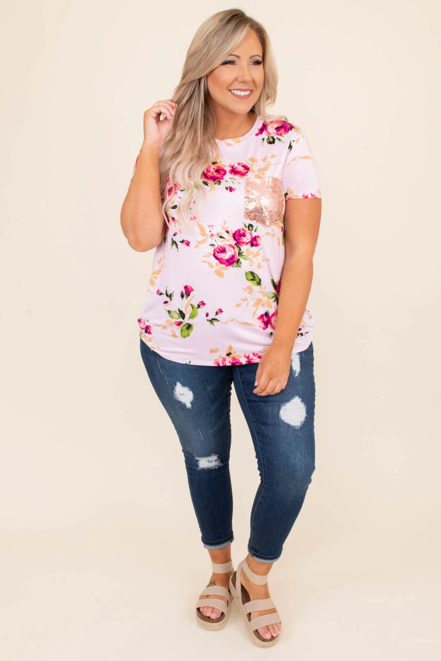 See Us Together Top, Blush 4 See Us Together Top, Blush - Image 2