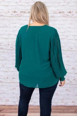 Unwritten Moments Blouse, Hunter Green -Deals Swish Tex Store DSC 3899 d10b25bf 8a3a 4d45 b79d 59c15a2443b1