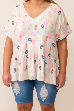 Frontier Sunrise Top, Sand-Lollipop -Deals Swish Tex Store DSC 5923