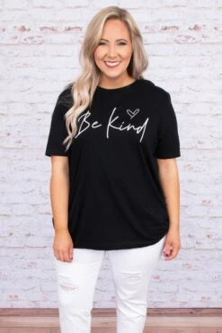 Share Kindness Tee, Black
