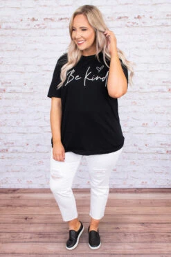 Share Kindness Tee, Black -Deals Swish Tex Store DSC 8120