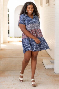 So Darling Dress, Navy -Deals Swish Tex Store DSC 8876 2