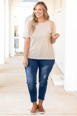 Date Ready Top, Natural -Deals Swish Tex Store DateReadyTop Natural 9549